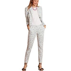 BROOKS BROTHERS Floral-Print Stretch Cotton Sateen Pants